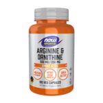 NOW Arginine & Ornithine 100 Veg. Caps