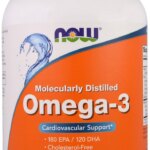 NOW Omega 3 1000mg 500 Soft Gels