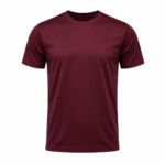 Men's Polyester Sports T-Shirt M – Burgundy