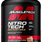 MuscleTech Nitro Tech 100% Whey Gold 2.27kg Strawberry