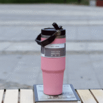 Thermal Mug 900 ml Pink with Square Handle