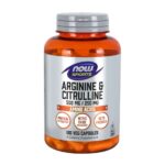 NOW Foods Arginine 500mg & Citrulline 120caps