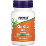 NOW Garlic Oil 1500mg 100 Softgels