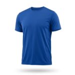 Men's Polyester Sports T-Shirt L – Blue